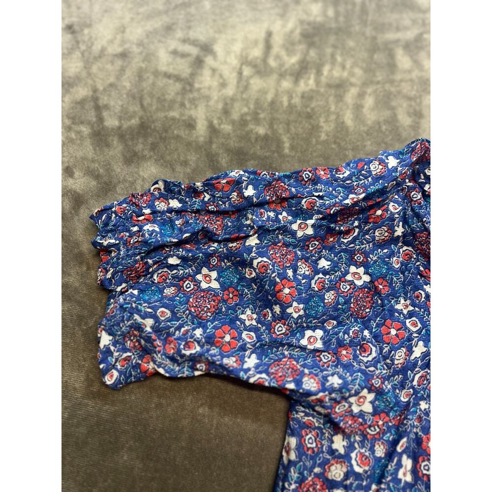 Knox Rose Blue short sleeve Blue shirt Medium - Picture 3 of 6